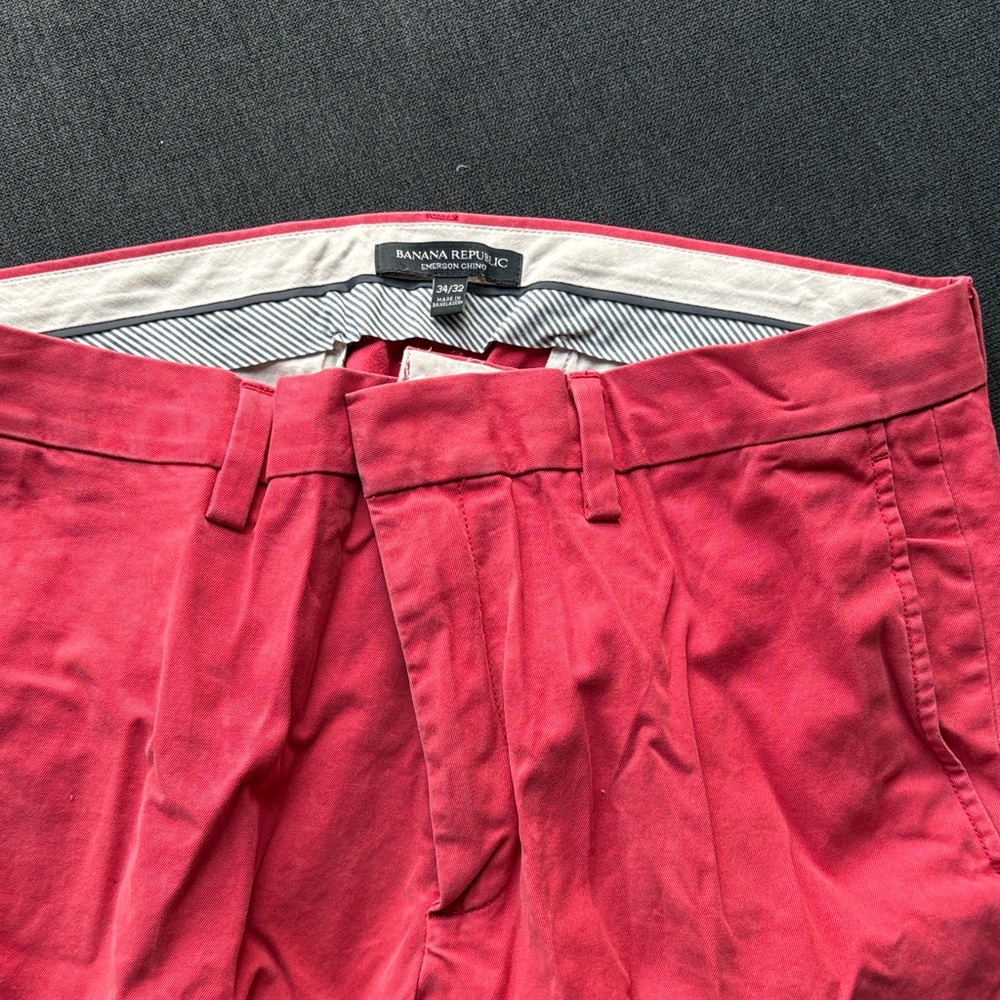 Banana Republic Vibrant Red Trousers